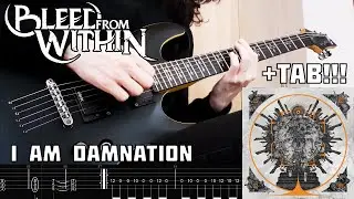 BLEED FROM WITHIN - Killing Time (Guitar Cover + TAB Play Along) 2023