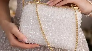 #Bag  #beads #totrial شنظة خرز بفريم معدن