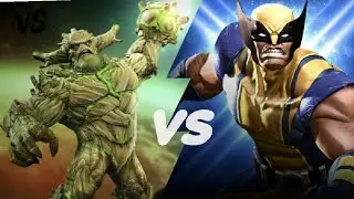 6 star Rank 3 King Groot vs ROL Wolverine (auto fight) let's see who comes out top 👀