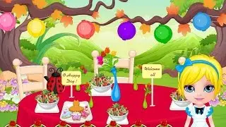 Baby Barbie Tea Party-Full Gameplay for Little Kids-Decoration Games-Best Baby Barbie Games
