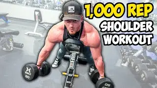 Тренировка плеч на 1000 повторений | Быстро накачайте мощные дельтовидные мышцы