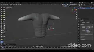 Blender sculpting chest test