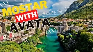 MOSTAR | Jaw-dropping aerial views of Mostar's historic architecture | DJI Avata