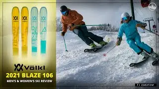 2021 Volkl Blaze 106 Men's and Women's Ski Review