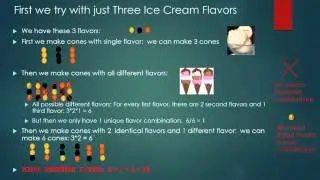 31 Ice Cream Flavors Math Problem