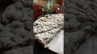 A sweet slice of Italian Christmas Tradition- Panforte di Siena is dessert tonight.