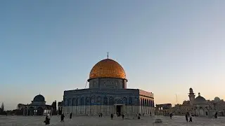 25.1.2026 أذان و صلاة المغرب من المسجد الأقصى المبارك Maghrib prayer from the blessed Al-Aqsa Mosque