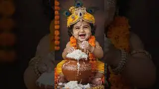 yashomati Maiya Se bole nandlala#Krishna status#Krishna Janmashtami#cute Kanha#Krishna Bal Leela2025