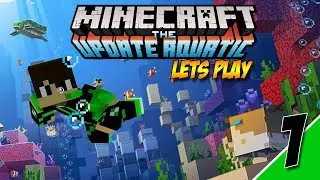 Minecraft Lets Play Survival Vanilla 1.13 Aquatic Update EP 1