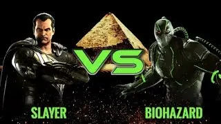 THE DAMAGE! Slayer (Black Adam) vs Biohazard (Bane)