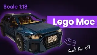 Lego moc Audi RS6 c7 wagon/Лего самоделка Ауди, масштаб 1:18🚙