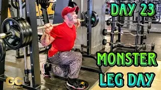 Low Volume High Intensity Training - Day #23 - MONSTER LEG WORKOUT