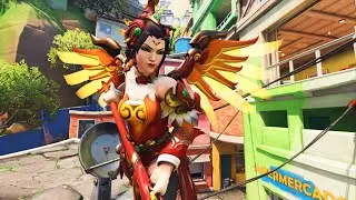 Quick and Easy Games! | Overwatch 2 Competitive | Silver Mercy Main Gameplay