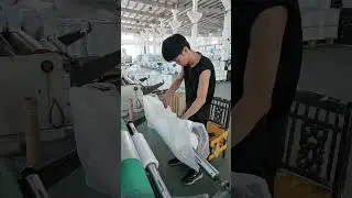 garbage bags factory #fyp #garbagebag #plasticfilm #factoryproducts #production