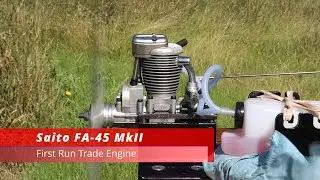 Saito FA-45 MkII First Run