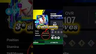 Learn how to use 3* skill moves players. Osimhen review.Ea fc mobile!