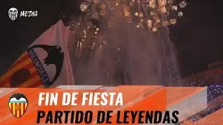 ASÍ FUE EL ESPECTACULAR FINAL DE FIESTA DEL PARTIDO DE LEYENDAS DEL VALENCIA CF