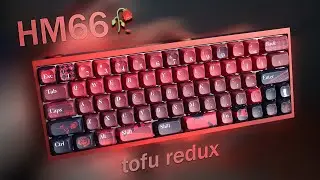HM66 / custom 8k rapid trigger keyboard / tofu redux burgundy case / Sikakeyb / Loong66RS / HM xu