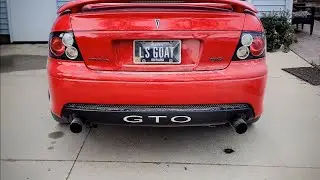 Modified 2006 Pontiac GTO Cold Start and Walk Around