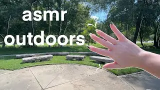 ASMR | ASMR на природе 🌳🍁 прогулка и постукивания в парке! Тихий голос