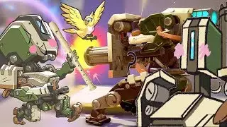 Overwatch: Derpiest Bastion Strats (that some how worked)