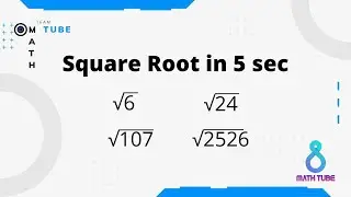Square Root in 5 Seconds - Imperfect Square - (Math Trick)