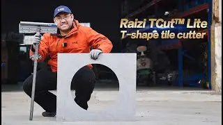 Raizi TCut&trade; Lite T-shape tile cutter product instruction