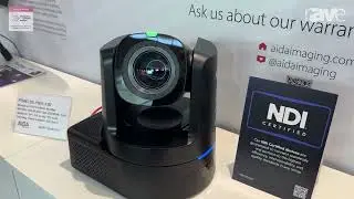 ISE 2024: Aida Imaging Showcases PTZ4K12G-FNDI-X30 Broadcast PTZ Camera with 30x Zoom