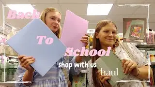 BACK TO SCHOOL SHOPPEN + HAUL!🏫🎒📘 | school girl dairies 1