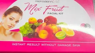 Professional feel mix fruit facial kit on meesho //best facial in our budget