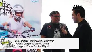 D&iacute;a del motociclista Danny Mendoza Presidente de la Comunidad motera del Per&uacute;