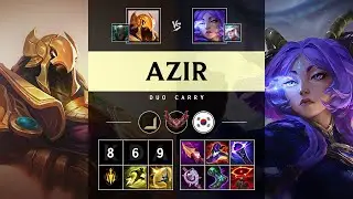 Azir Carry vs Yunara - KR Grandmaster Patch 25.17