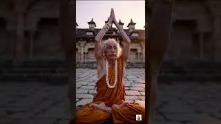 Meditative Prayer of an Ascetic Yogi 🧘&zwj;♂️ | Inner Peace Unveiled 🌄 #YogiEnlightenment #Meditation