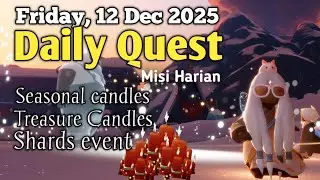 Sky Daily Quest today - Golden Wasteland 12 dec 2025 | Sky Children of the Light | Sandwichies Ch