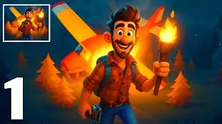 Dark Forest Survivor - Gameplay Walkthrough Part 1 - Craft Tools Escape Danger (Android, iOS)