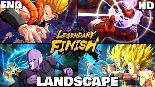 (LATEST) ALL LEGENDARY FINISHES IN DRAGON BALL LEGENDS | HD | LANDSCAPE | ENGLISH DUB 2025