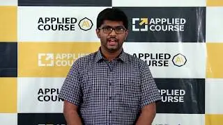 Toppers Talk | G. Aravind, AIR-6 GATE CS 2020 | GATE APPLIED COURSE( Course Enrolled Student)