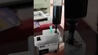 Recargando nuestra tinta Pigmentada STS 🇱🇷 en un cartucho de 130ml para una imagePROGRAF TM-200