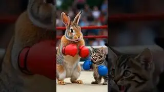 boxing going in the ring #ai #cartoon #story #funny