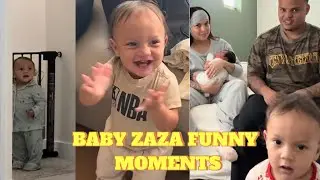 BABY ZAZA FUNNY MOMENTS #larobenz #zaza #sachi