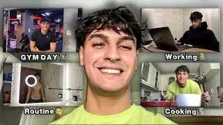 Daily Vlog - احسن روتين للحياة لشاب فالعشرينات 👨🏻‍💻🥗🏋🏻📈