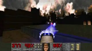 Doom II (1994) - MAP13: Downtown [4K 60FPS]