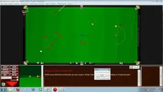 A funny shot in iSnooker.