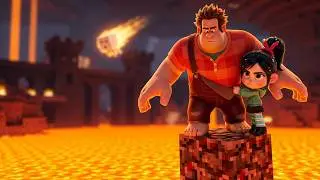 Wreck-It Ralph and Vanellope Speedrun Minecraft