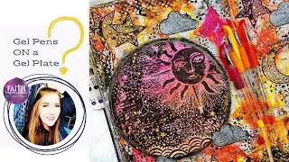 Гелевая печать гелевыми ручками + Carabelle Studio