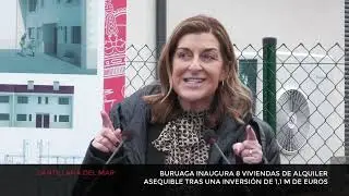 Buruaga inaugura 8 viviendas en r&eacute;gimen de alquiler asequible en Santillana del Mar
