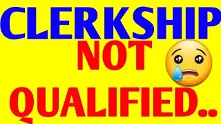 clerkship cpt not qualified || clerkship &lrm;|| @Chakrir School&nbsp;
