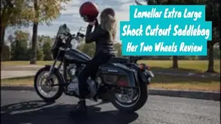 Lamellar Extra Large Shock Cutout Saddlebag - Her Two Wheels Review