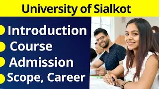 USKT Introduction | USKT Course, Admission, Fee Structure | University of Sialkot