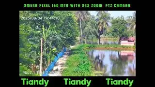 Tiandy 2MP IP PTZ 23X 150 Mtr TC-H324S Zoom Demo